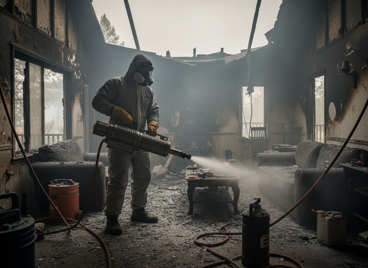 Odor Removal After Fire in Cedarpines Park, CA