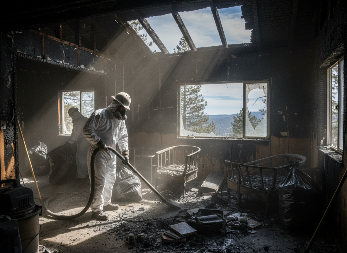 Tenant Fire Damage Cleanup in Cedarpines Park, CA